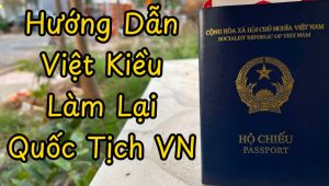 Hướng Dẫn Việt Kiều Mỹ Úc và Canada Làm Lại Quốc Tịch Việt Nam