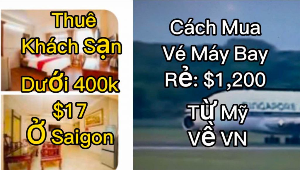 Cách Mua Vé Máy Bay Giá Rẻ Từ Mỹ Về Việt Nam và Tìm Khách Sạn Giá Rẻ ở Sài Gòn