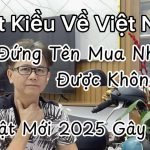 Việt Kiều Có Được Mua Nhà Ở Việt Nam? Luật Mới 2025 & Câu Chuyện Thực Tế