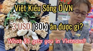 Việt Kiều sống ở Việtnam- chi phí ăn vặt buổi chiều hết bao nhiêu tiền?