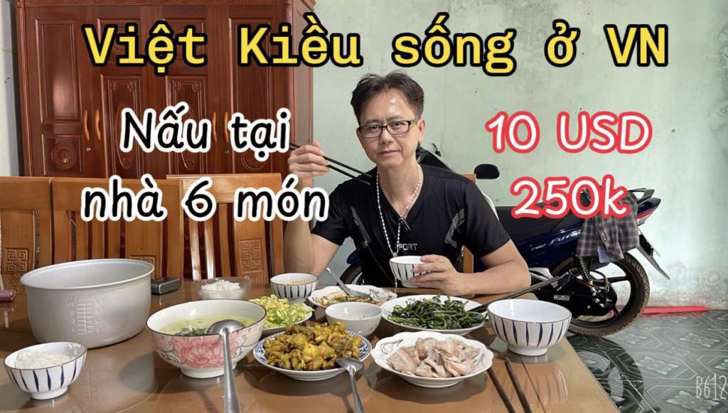 Việt Kiều Mỹ Trải Nghiệm Bữa Cơm 6 Món Nấu Tại Nhà Chỉ 10 Đô La