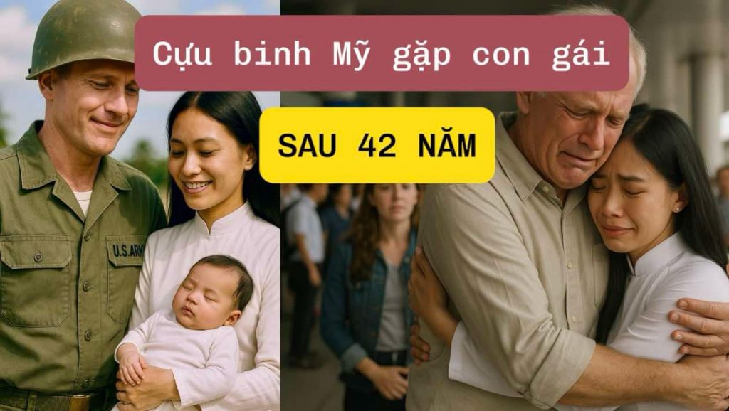 Cô Gái Lai Gặp Lại Cha Là Cựu Chiến Binh Mỹ Sau Hơn 40 Năm Xa Cách