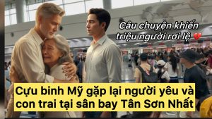 Cựu binh Mỹ gặp lại người yêu và con trai sau 40 năm tại sân bay Tân Sơn Nhất