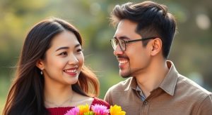 Vietnamese couple in America