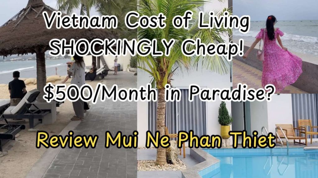 Cost of living in Mui Ne Phan Thiet Vietnam