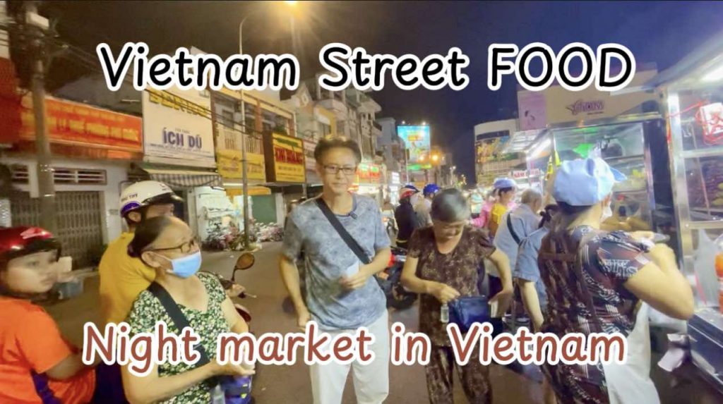 Vietnamese American Exploring Thu Dau Mot Night Market